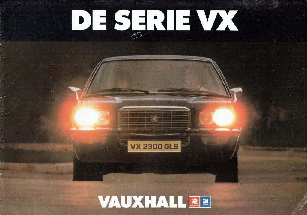 Folder Vauxhall VX serie (1977), Verzenden, Gelezen, Overige merken