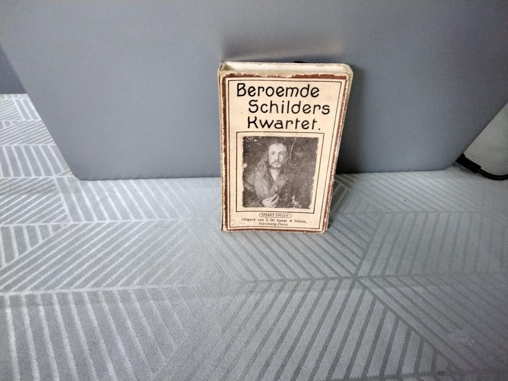 Antiek beroemde schilders kwartet  spel, Ophalen, Gebruikt, Kwartet(ten)