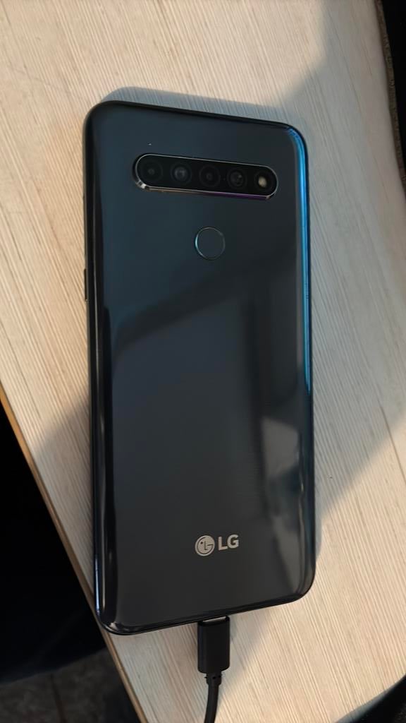 LG K61 mobieltje 128 GB, Telecommunicatie, Mobiele telefoons | LG, Gebruikt, Paars, Touchscreen, Ophalen of Verzenden