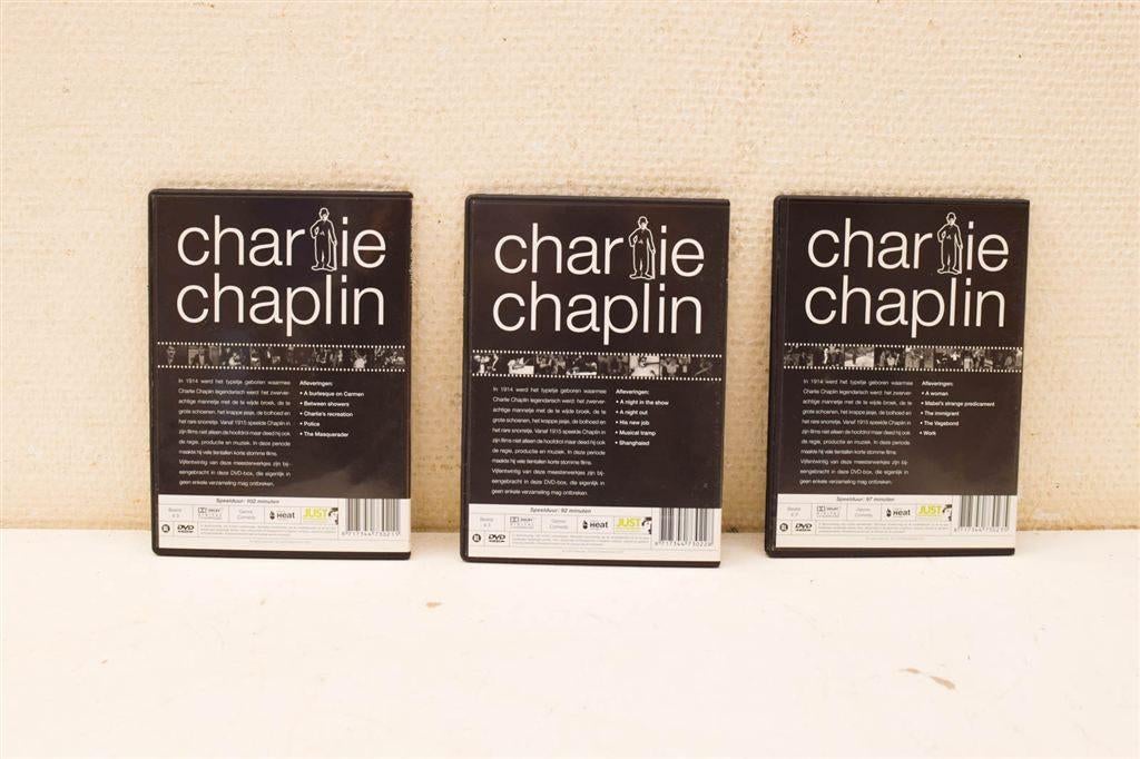 5 dvd box Charlie Chaplin 48874, Ophalen of Verzenden, Gebruikt
