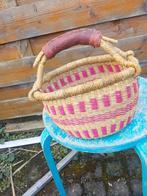 Kleine bolgatangamand uit Noorden van Ghana 20x20 cm, Ophalen of Verzenden, Nieuw, Rond, Overige materialen