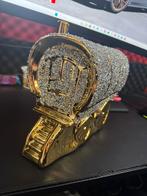 Gouden woonwagen decoratie met zilveren steentjes, Huis en Inrichting, Woonaccessoires | Zuilen en Pilaren, Ophalen of Verzenden