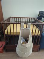 Vintage houten Bopita box met lade en verstelbare bodem, Kinderen en Baby's, Boxen, Ophalen, Gebruikt, Rechthoekig, In hoogte verstelbaar