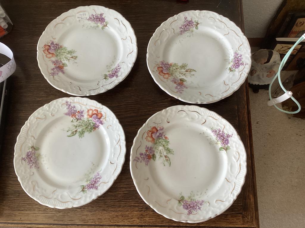 Arrangement Bloemen Bord diam. 19.5 cm // per stuk te koop, Ophalen of Verzenden