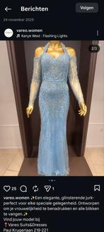 Elegante blauwe avondjurk - Maat M (38-40), Kleding | Dames, Gelegenheidskleding, Maat 38/40 (M), Galajurk, Blauw, Ophalen of Verzenden