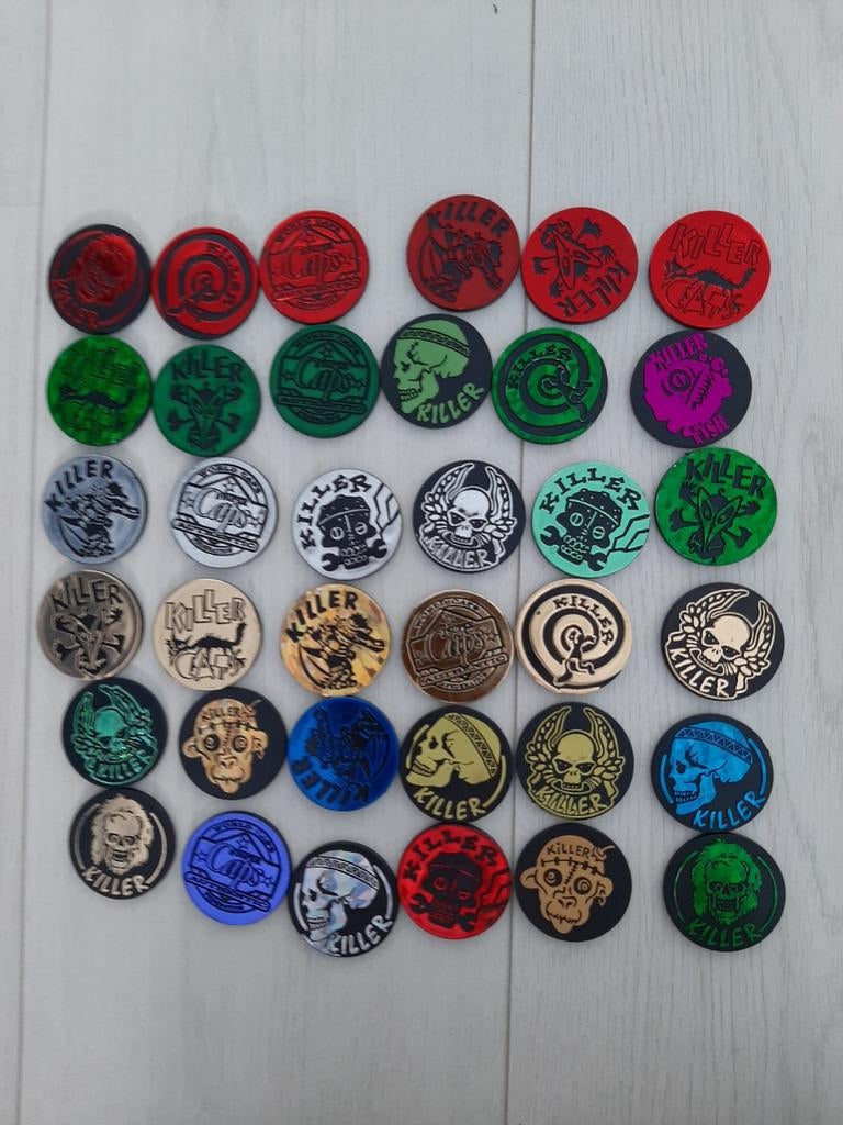 Killer Pogs / Flippo's - Diverse kleuren l, Ophalen of Verzenden, Gebruikt