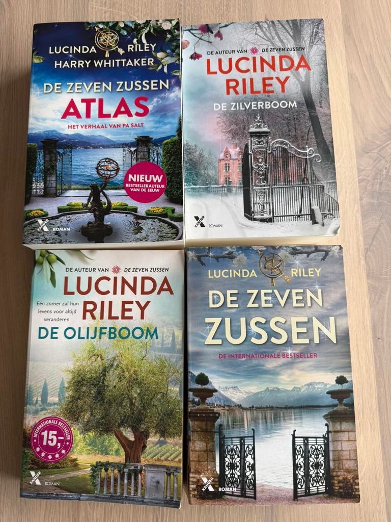 Vier boeken van Lucinda Riley, Ophalen of Verzenden, Gelezen, Europa overig