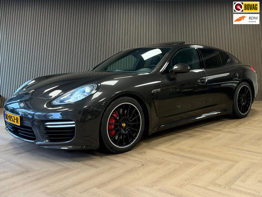 Porsche Panamera 4.8 Turbo 520PK NAVI PANODAK ACC LED LUCHTV, Auto's, Porsche, Euro 5, Gebruikt, 4 stoelen, 520 pk
