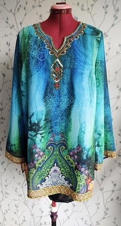 AMY VERMONT Zomerse Blouse/ Tuniek/ Top maat 44/46, Kleding | Dames, Overige kleuren, Maat 42/44 (L), Ophalen of Verzenden, Zo goed als nieuw