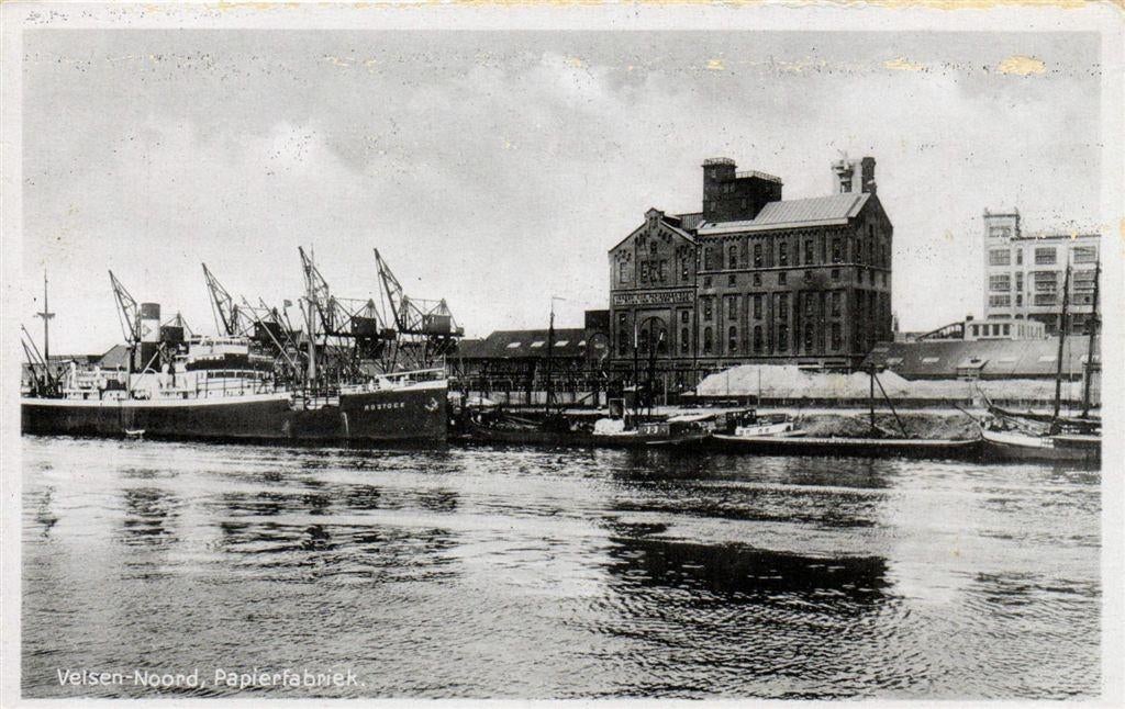 Velsen-Noord, Papierfabriek. - ongelopen, Verzenden, Voor 1920, Ongelopen, Noord-Holland
