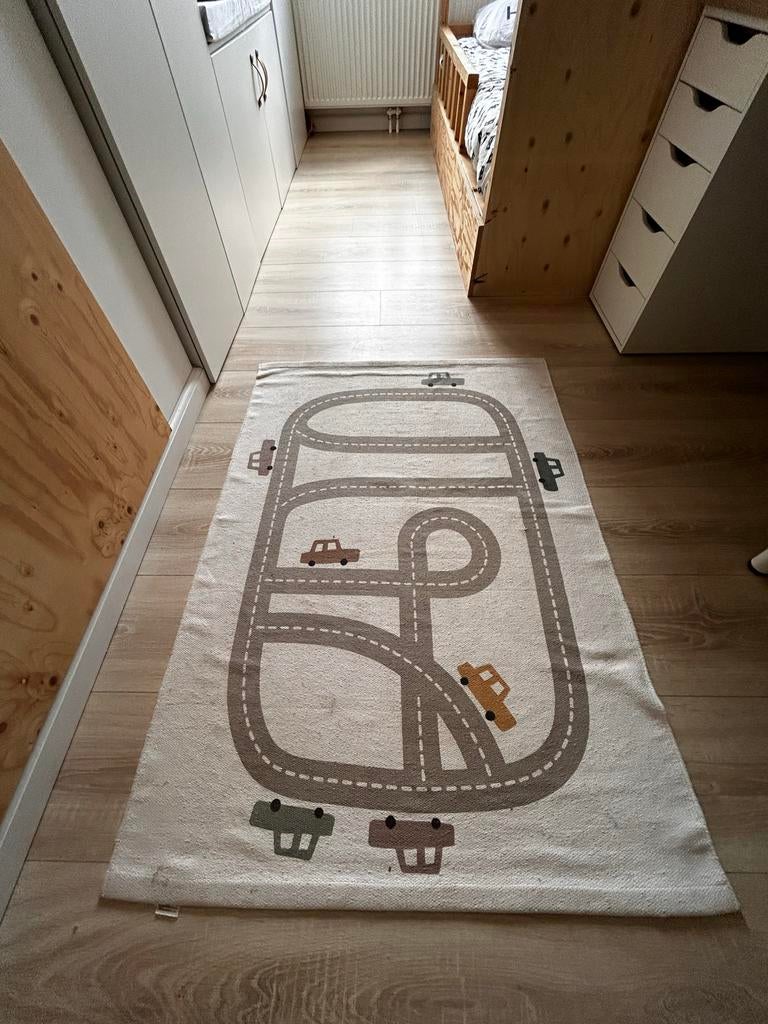 Speelkleed met wegenpatroon - 130x92 cm, Ophalen of Verzenden, Gebruikt