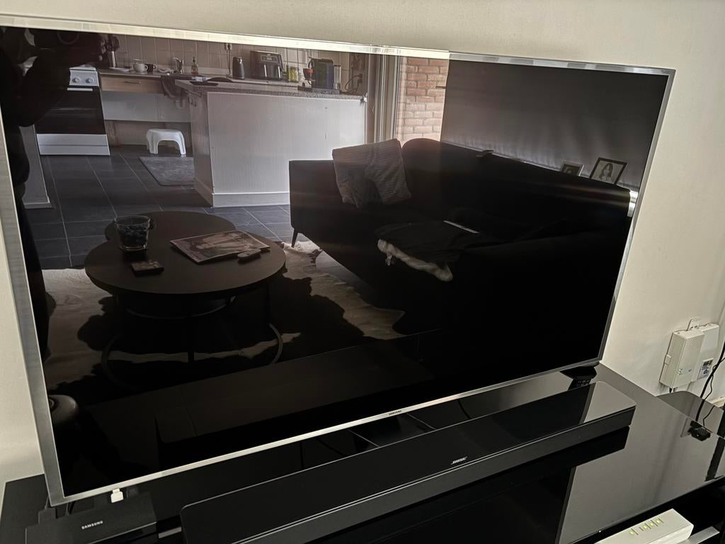 Samsung tv 55inch, 50 Hz, Ophalen of Verzenden, Zo goed als nieuw, Samsung