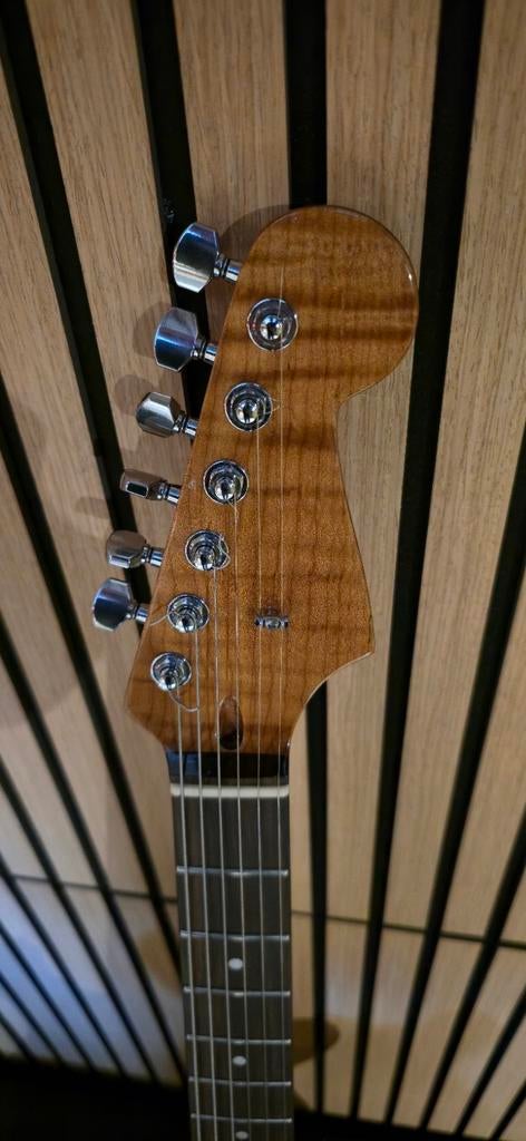 Prachtige flame maple stratocaster hals, Muziek en Instrumenten, Instrumenten | Onderdelen, Ophalen of Verzenden, Zo goed als nieuw