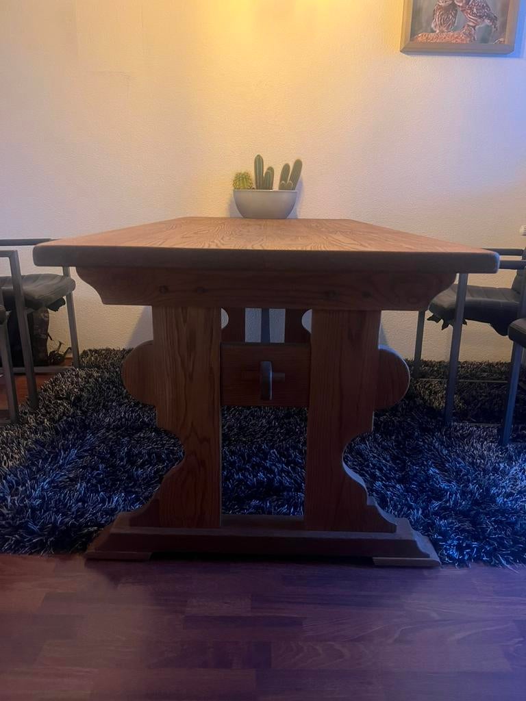 Kloostertafel te koop, Ophalen, Gebruikt, 50 tot 100 cm, 150 tot 200 cm