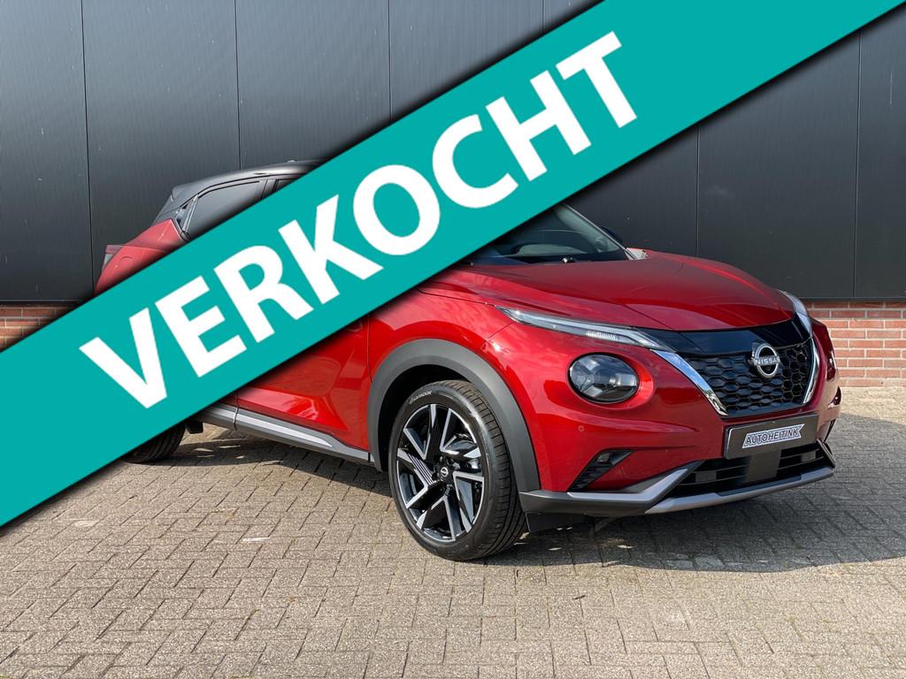 Nissan Juke 1.6 Hybrid N-Design Bose Audio, Alcantara, Auto's, Gebruikt, Zwart, 4 cilinders, Adaptive Cruise Control