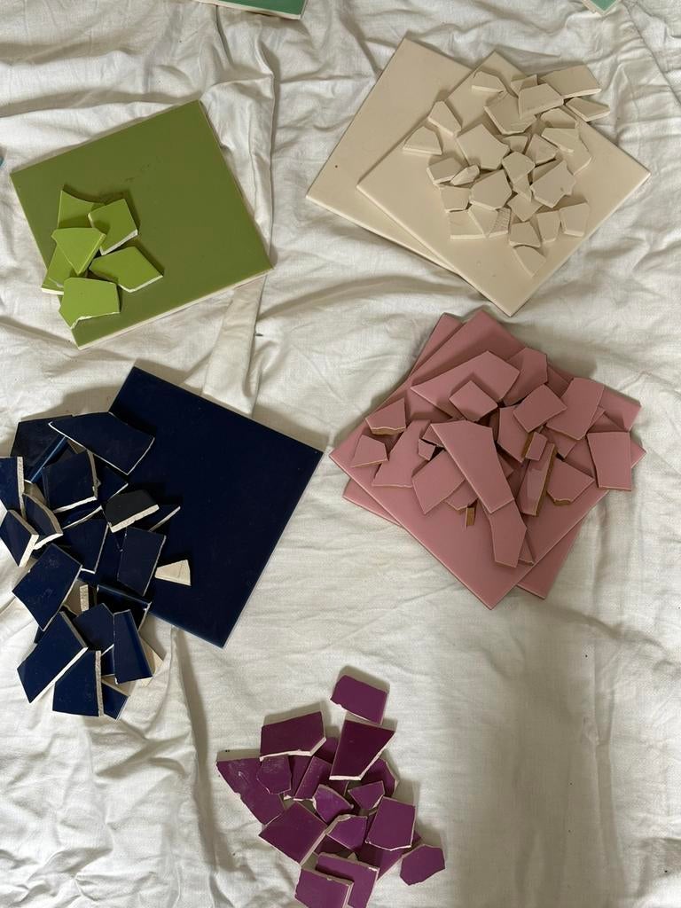 Mozaïek tegels, Hobby en Vrije tijd, Knutselen, Ophalen of Verzenden, Zo goed als nieuw