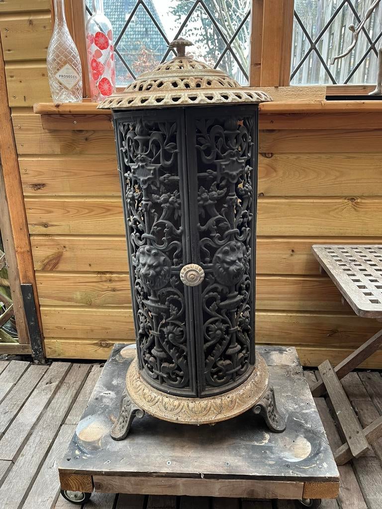 Potkachel, Huis en Inrichting, Kachels, Ophalen, Gebruikt, Houtkachel, Vrijstaand