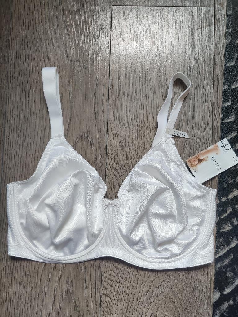duur merk felina mooie nieuwe glans witte bh  maat 90 G, Ophalen of Verzenden, Wit, BH