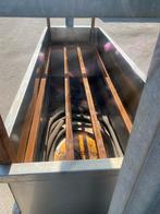 Rvs Aspergekoelbak met lier en steekkistjes, Zakelijke goederen, Ophalen