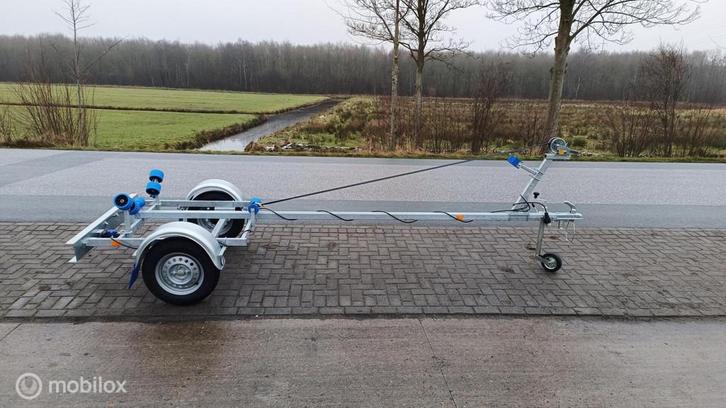 iTrailers | TTH650RB| 650 kg.| 4,50 meter | COC Document, Watersport en Boten, Boottrailers, Gebruikt, Sloepentrailer, Minder dan 1500 kg