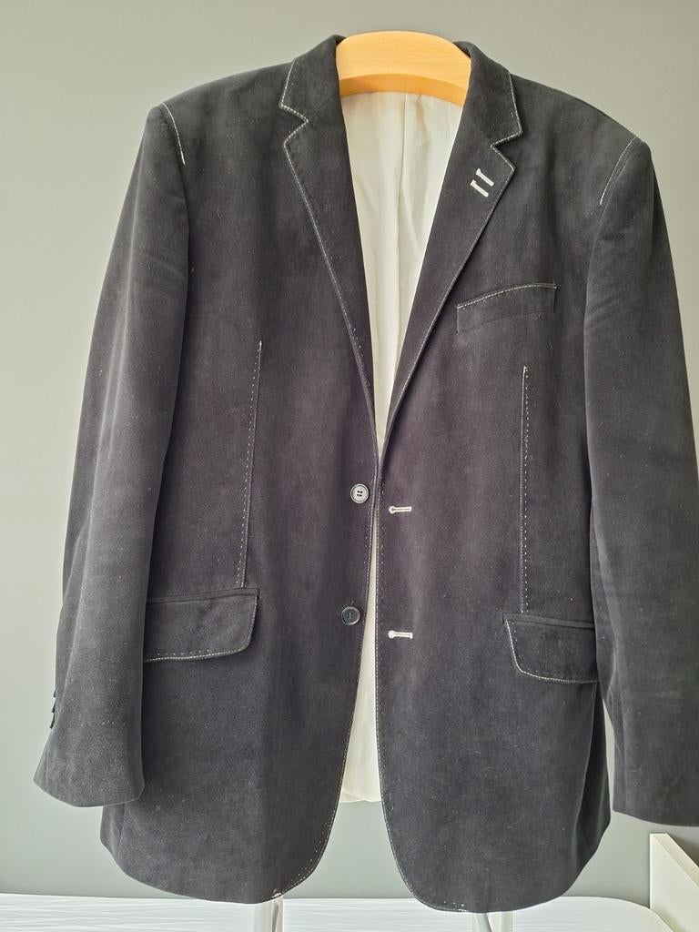 Heren colbert zwart fluweel van het merk Falabella, Ophalen of Verzenden, Gedragen, Zwart, Falabella