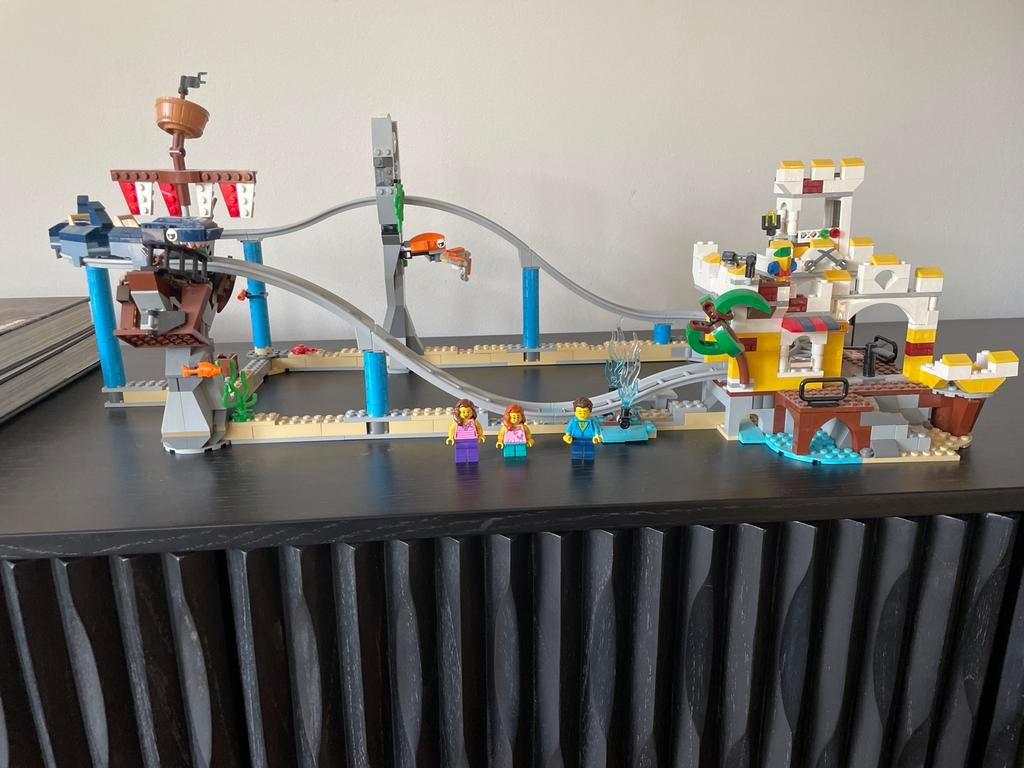 Lego achtbaan, Ophalen, Gebruikt, Complete set, Lego