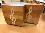 Muziekkarren voor instrumentenopslag met muzieksleutel, Ophalen, Gebruikt