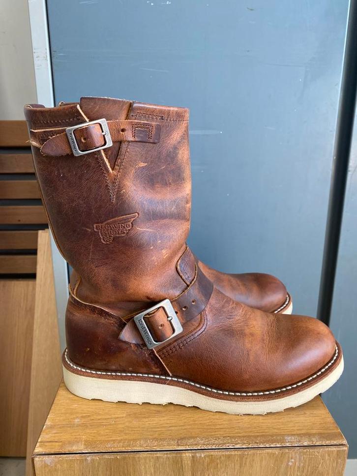 Red Wing 2971 Engineer boots copper US8/41, Kleding | Heren, Schoenen, Zo goed als nieuw, Boots, Bruin, Ophalen of Verzenden
