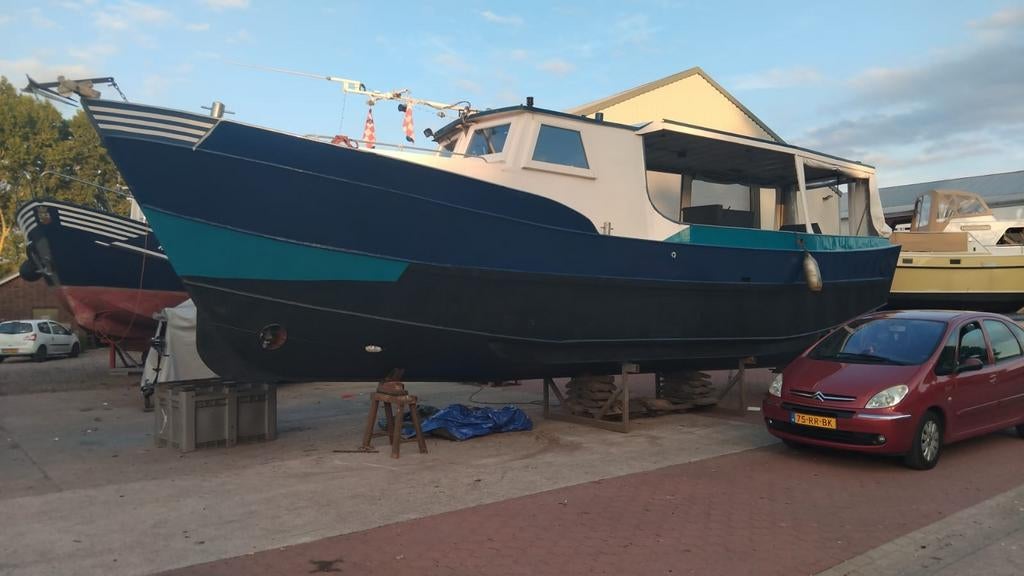 Ex vissersschip partyboot, Gebruikt, Staal, 50 pk of meer, Diesel