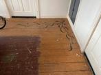 Oude grenen vloerplanken met bloemschilderingen (ca. 110 jr), Ophalen, Gebruikt, Vloerdelen of -planken, 10 m² of meer