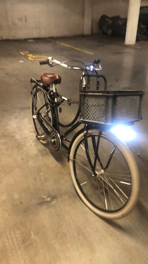 Te koop mooie ZwarteTransport Sparta Balloon 28 inch, Fully, Zo goed als nieuw, Ophalen, Overige merken