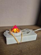 Lemax vuurtje vlammend kerstdorp kersthuisjes, Ophalen of Verzenden, Zo goed als nieuw