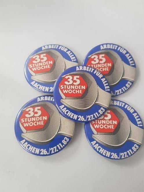 Button 35 Stunden Woche, Ophalen of Verzenden, Overige onderwerpen