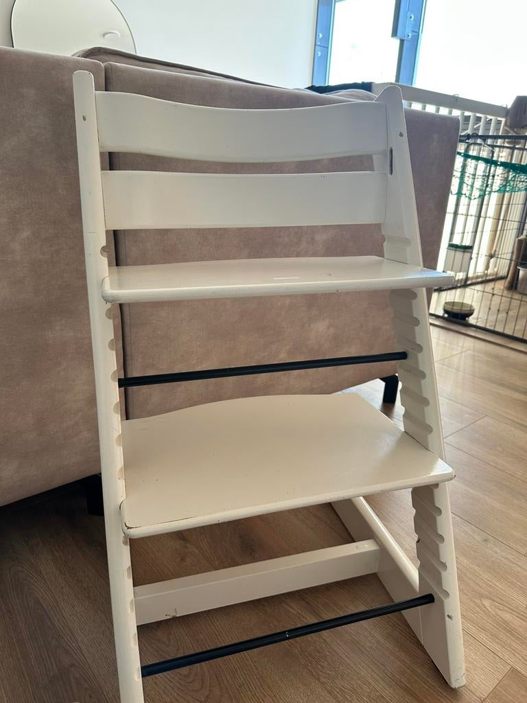 Stokke tripp trapp stoel oude model, Ophalen, Zo goed als nieuw, Meegroeistoel