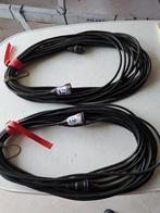verlengsnoeren 2,5 mm2  2 x 20 meter, Ophalen, Gebruikt
