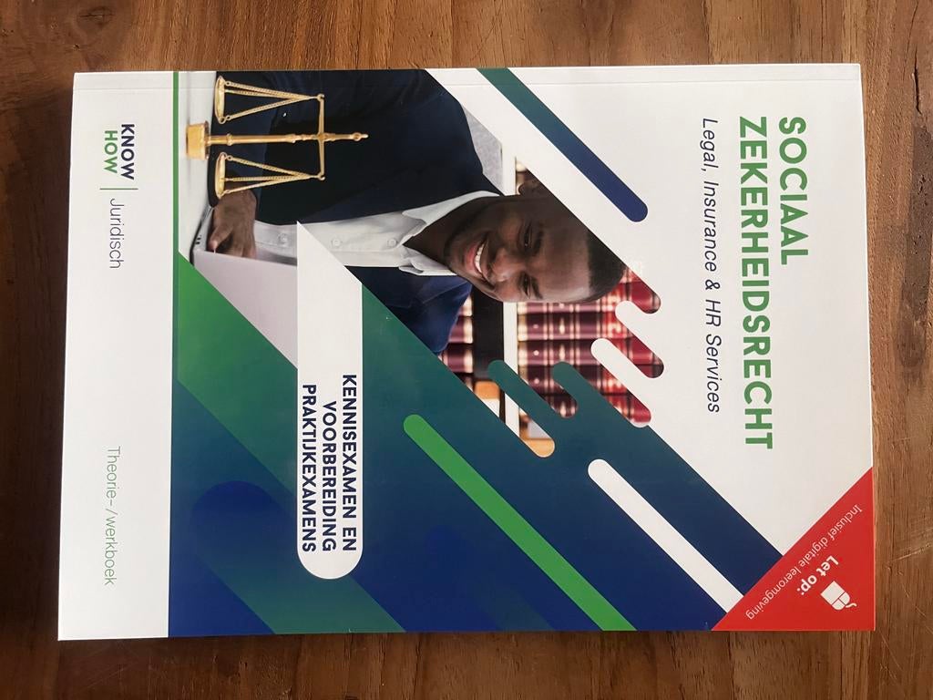 MBO Sociaal Zekerheidsrecht - Theorie en Werkboek, Boeken, Ophalen of Verzenden, Gamma, Zo goed als nieuw, MBO