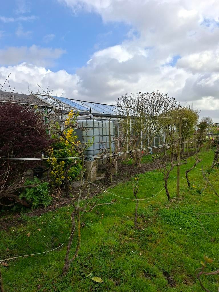 Prachtige moestuin en wijngaard met kas en tuinhuizen, Ophalen, Overige materialen, Kweekkas, Zo goed als nieuw