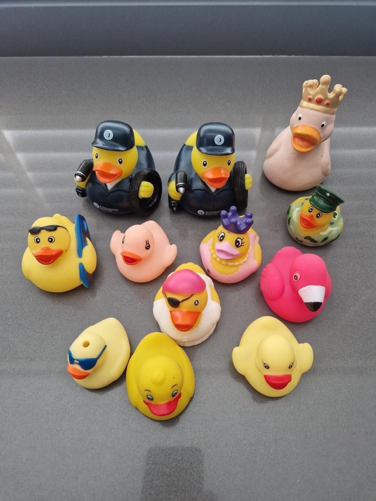 Leuke verzameling badeendjes - 12 stuks, Ophalen of Verzenden, Gebruikt