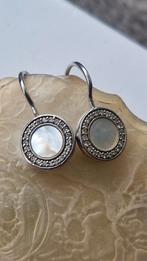Ti Sento Oorhangers 7076MW met Parelmoer en Zirkonia's, Met edelsteen, Ophalen of Verzenden, Zilver, Zilver
