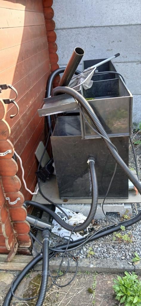 Filter en pompinstalatie voor koi vijver., Ophalen, Vijverfilter