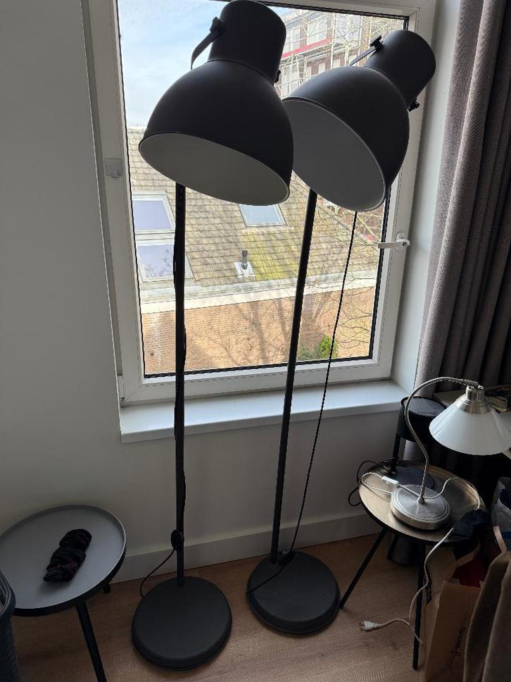 HEKTAR Staande lampen, donkergrijs. In goede staat, Huis en Inrichting, Lampen | Vloerlampen, Zo goed als nieuw, 150 tot 200 cm