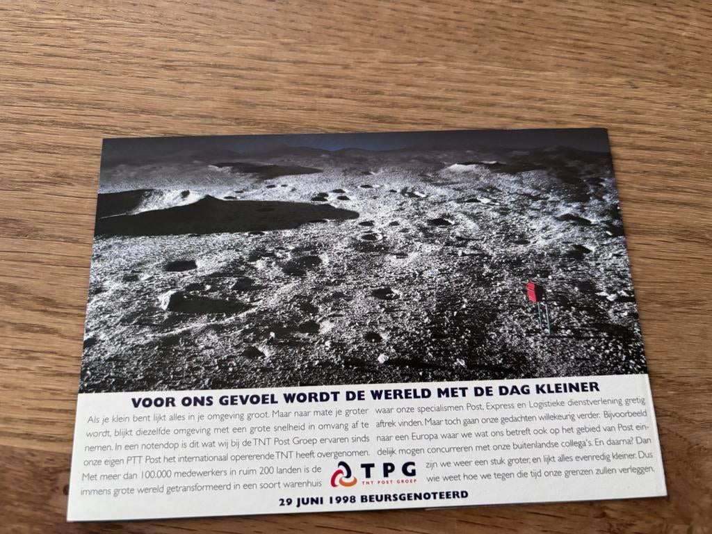 Postzegelmapje TPG Beursgenoteerd 29 juni 1998, Postzegels en Munten, Ophalen of Verzenden, Na 1940, Postfris