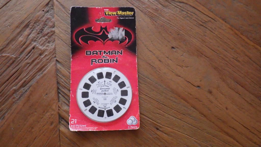 retro viewmasterkaarten van Batman en Robin, Ophalen of Verzenden, Overige typen