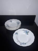 6 Royal albert Forget me not diepe borden, Verzenden