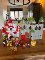 Mario speelset browser- en peachkasteel incl accessoires, Ophalen of Verzenden, Zo goed als nieuw