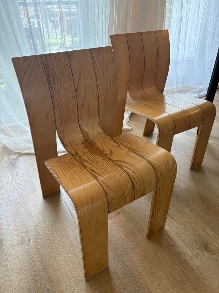 2x Strip stoelen van Gijs Bakker voor Castelijn, Ophalen