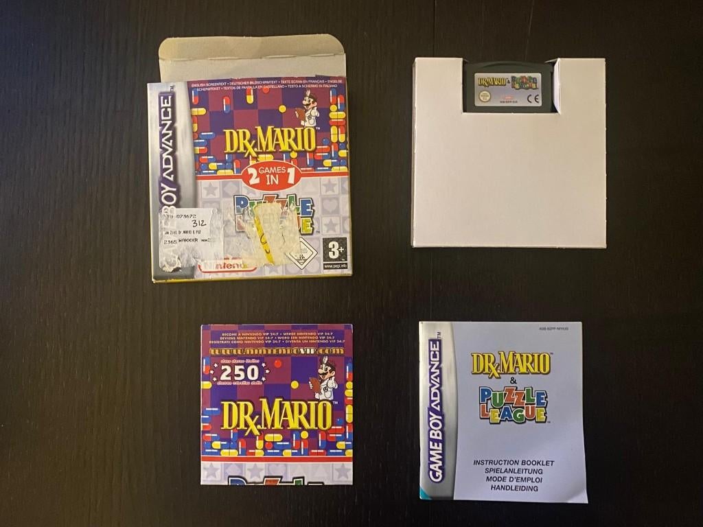 Dr. Mario + Puzzle League, Spelcomputers en Games, Games | Nintendo Game Boy, Puzzel en Educatief, Gebruikt, 1 speler, Ophalen of Verzenden