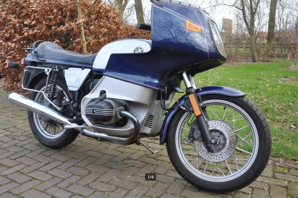 Mooie BMW R100RS met L4e kenteken, 1000 cc