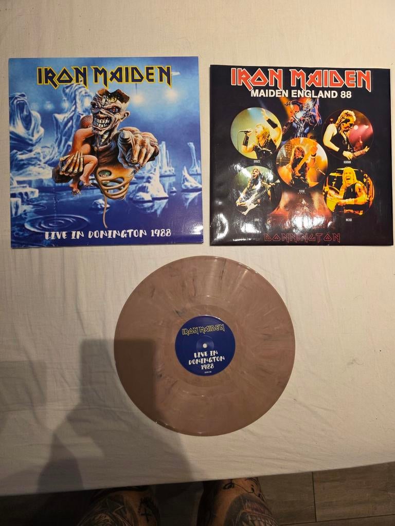 Iron Maiden - Live in Donington 1988, Cd's en Dvd's, Vinyl | Hardrock en Metal, Zo goed als nieuw, Ophalen of Verzenden