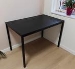Zwarte eettafel 110x67x74 cm, Ophalen, 100 tot 150 cm, 50 tot 100 cm, Zo goed als nieuw